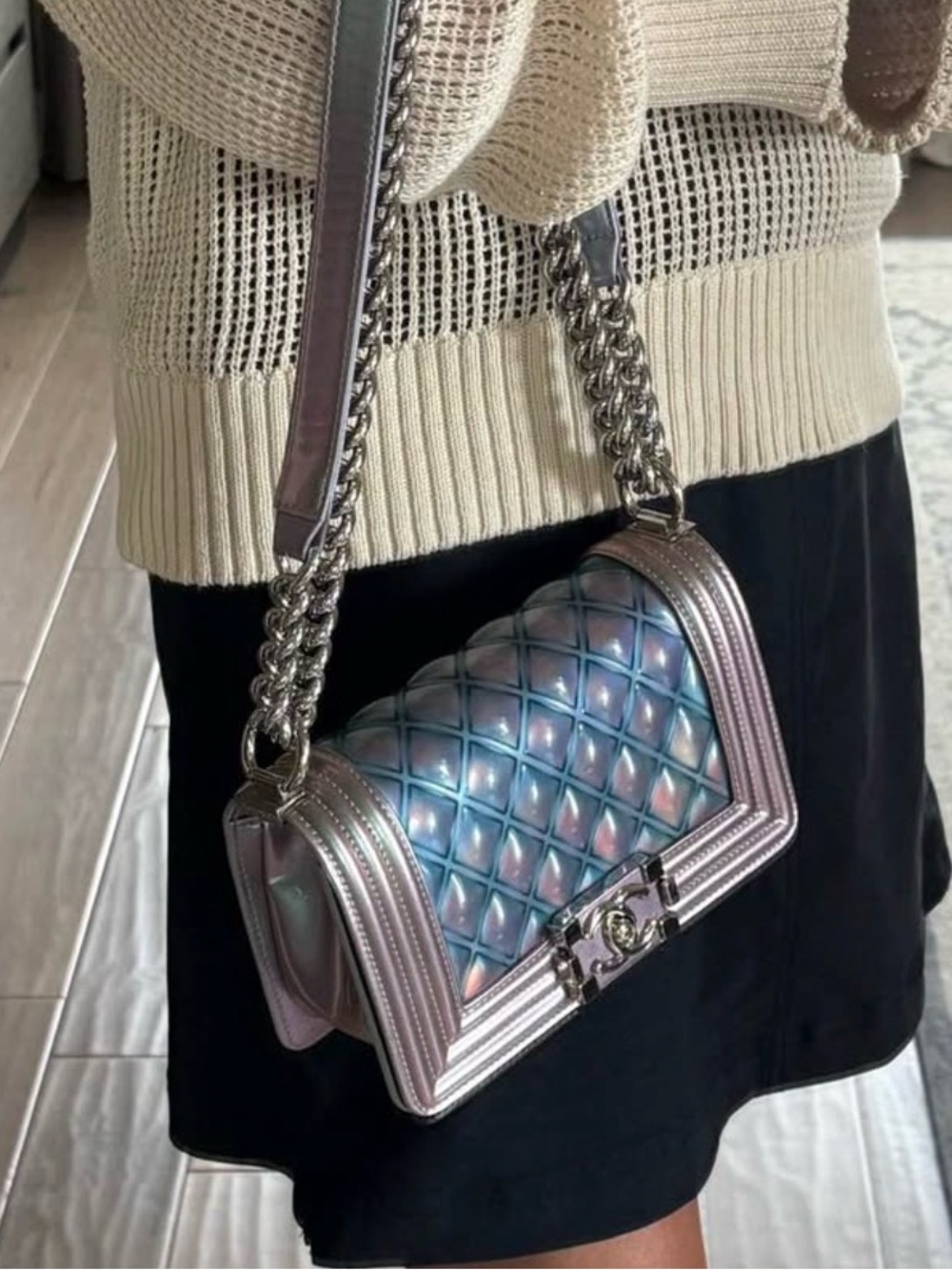 Chanel Iridescent Pastel Crossbody Bag